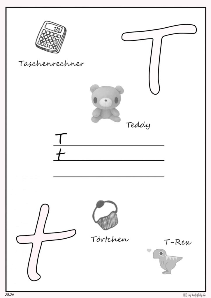 Buchstaben zum Ausdrucken | Vorlage als Gratis PDF - helpfully.de