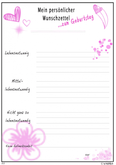 Gratis-Vorlagen rund um (Kinder-)Geburtstage | Ausdrucken @helpfully.de