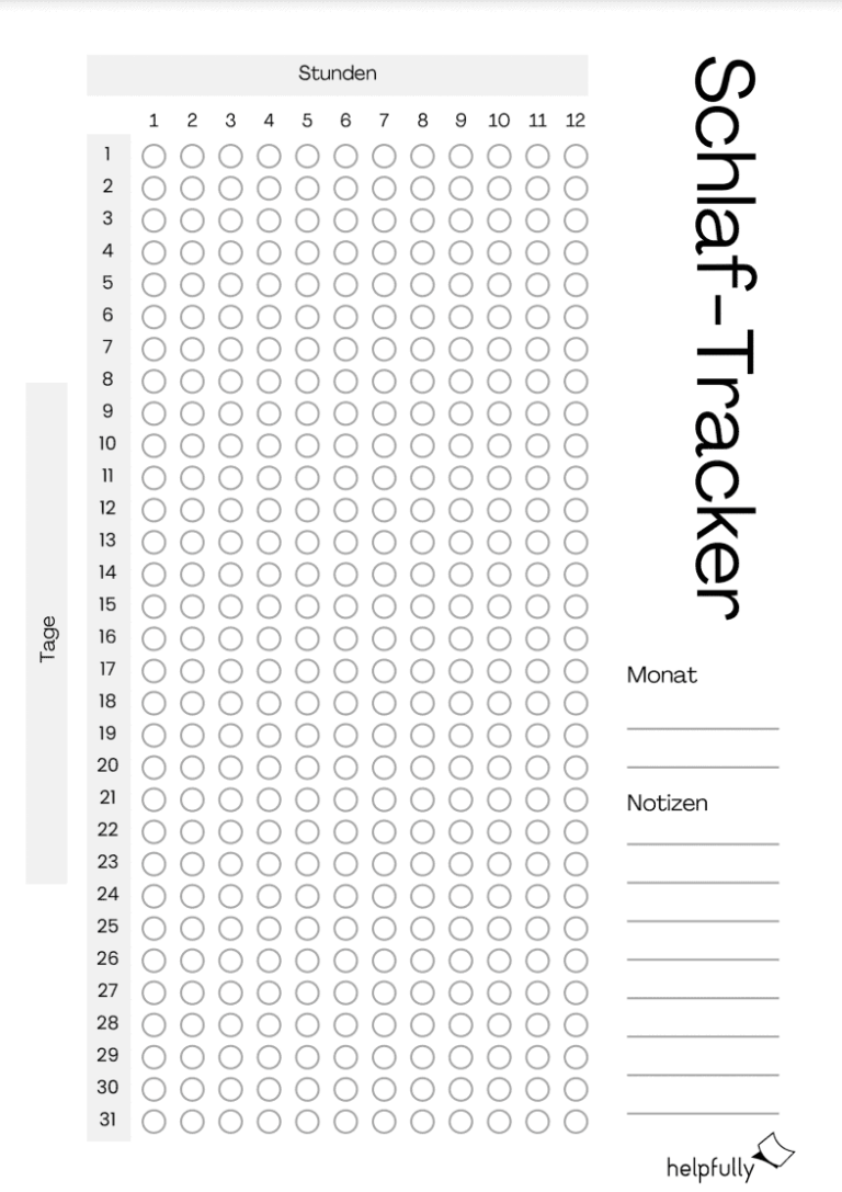 Gesundheit - Nützliche PDF Vorlagen ausdrucken | helpfully.de