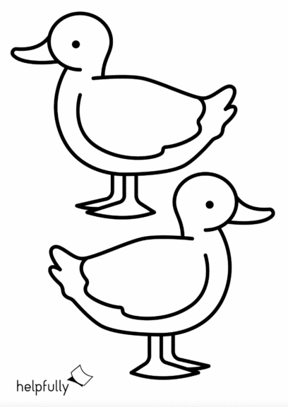 Martinsgans - 3 Gänse als Backvorlage (4-seitig) Gratis-PDF