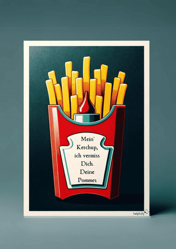 Lustige "Ich vermisse Dich" Karte