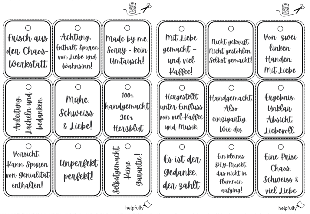 Etiketten ausdrucken - Auswahl an Gratis-Vorlagen | helpfully.de