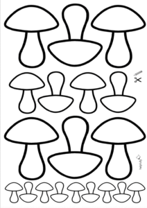 Schone Pilze Basteln Vorlagen Bild