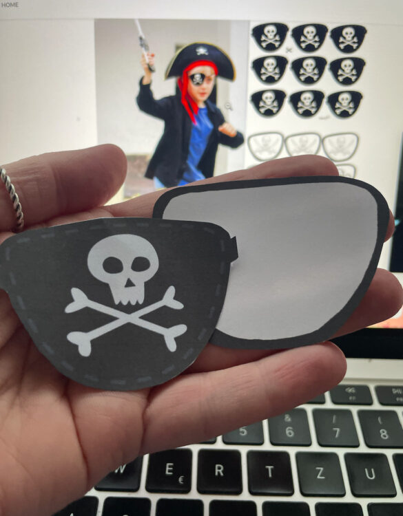 4 Augenklappen-Set – Verstellbar, Aus Weichem Material, Für Cosplay, Strabismus Oder Lichtempfindlichkeit