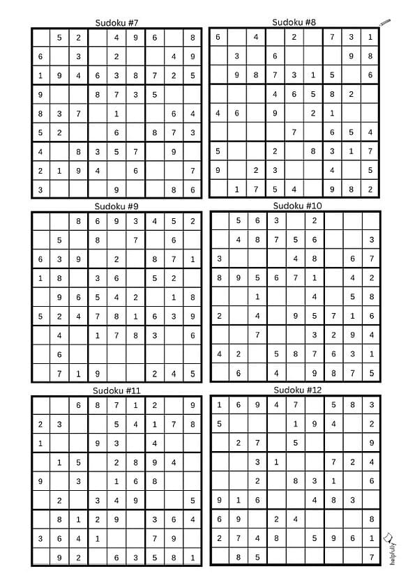  Foto zu Leichte Sudoku Spielzettel - Gratis ausdrucken 