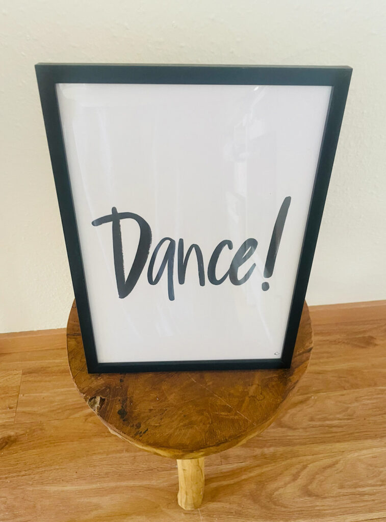 cool poster dance printable a4 in black and white