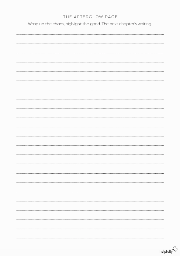 Free printable notes for the end of the year 2026 by helpfully.