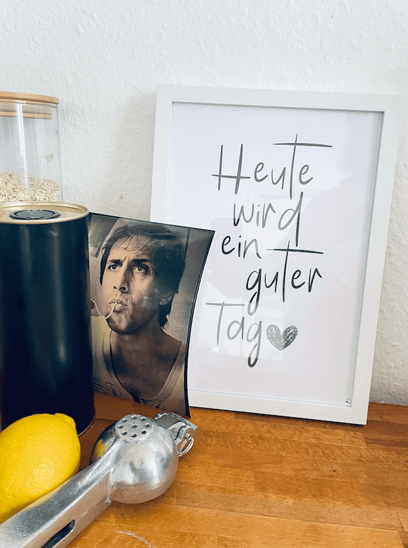 Heute wird ein guter Tage Wandbild zum Ausdrucken als gratis PDF