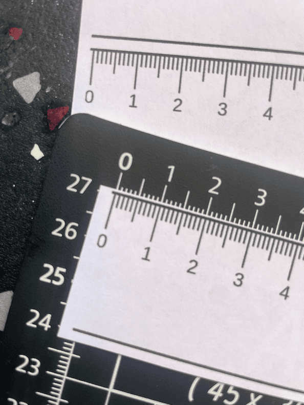 20 cm Papierlineal zum Ausdrucken als gratis-PDF