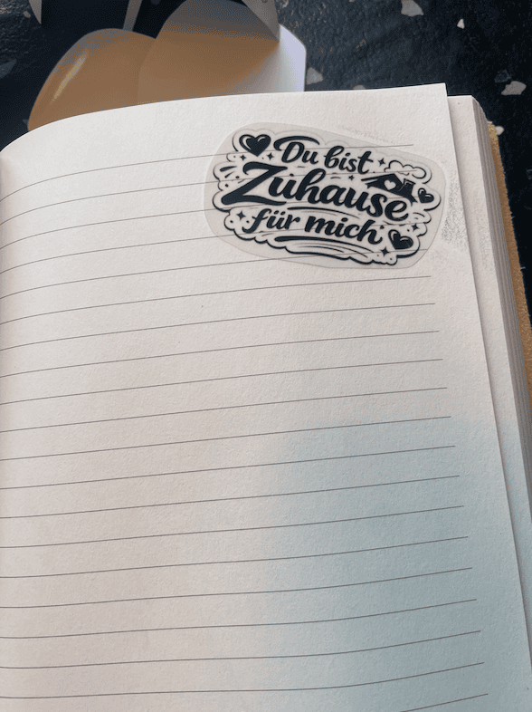 Vorlage mit Liebes-Sprüchen zum Ausdrucken als Sticker z.B fürs Tagebuch