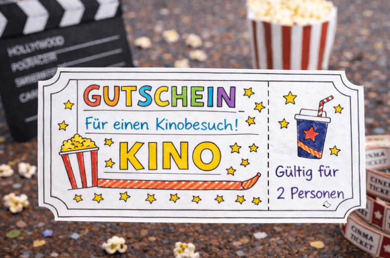 Gutscheine selber basteln, geht mit den Vorlagen mega gut