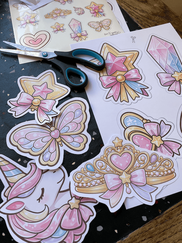 DIY-Bastelidee für Mädchen und natürlich Jungs, die Rosa und Magie lieben!