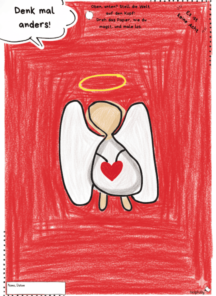 Es ist keine Acht, sondern? Vielleicht ein Schutzengel! Denk mal anders, ist hier erwünscht!