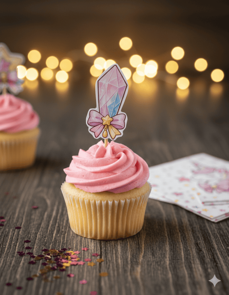 Muffindeko: Die kleinen Motive werden zur magischen Deko