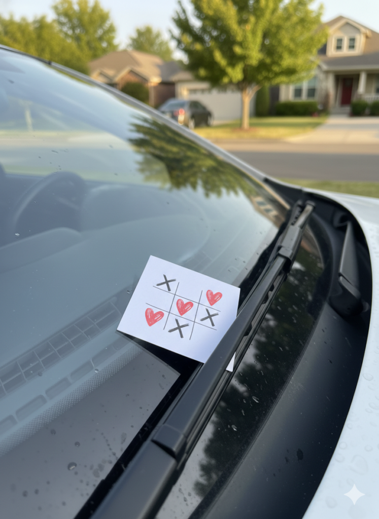 Schnelle, kleine Liebesbotschaft am Auto? Klar - mit den Love Notes zum Ausdrucken