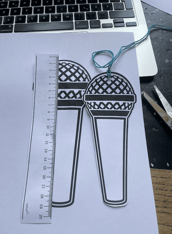 19 cm oder 6.5 cm Mikrofone zum Basteln