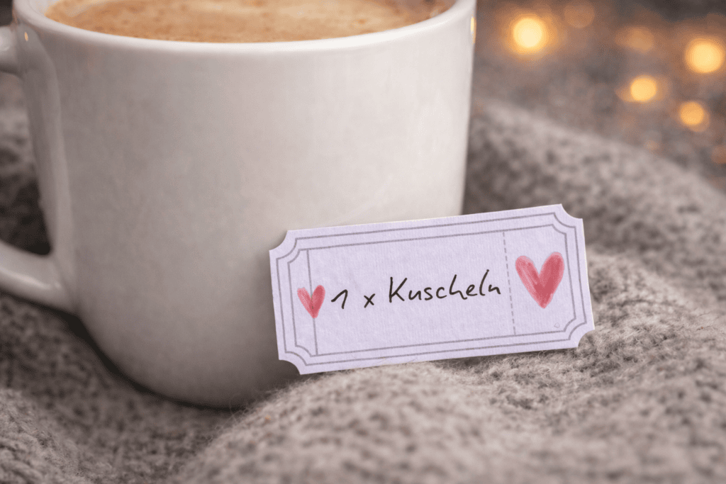 Gutschein für 1 x Kuscheln? Ja, toll für Kinder und Erwachsene!