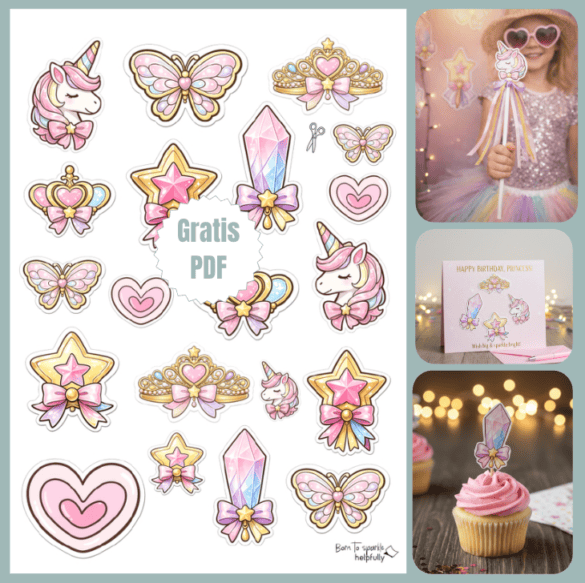 DIYs für Feen und Prinzessinnen basteln - mit den Magic-Motiven