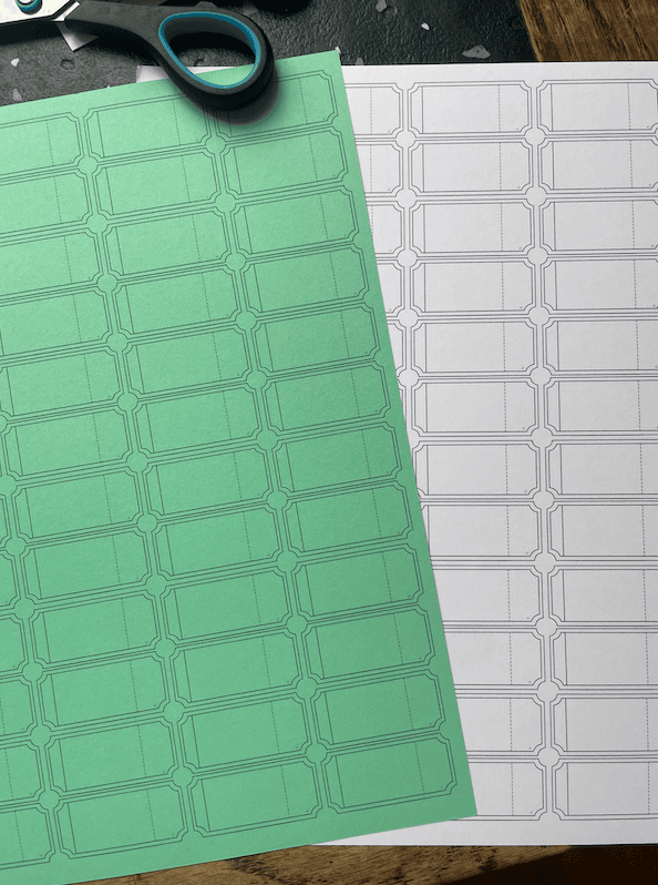 Auf weißem und natürlich buntem Bastelnpapier toll ausgedruckt