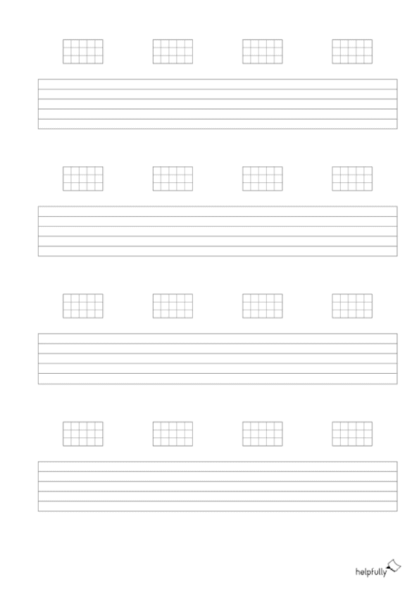 Ukulele Notenblatt mit Akkorden zum Ausdrucken