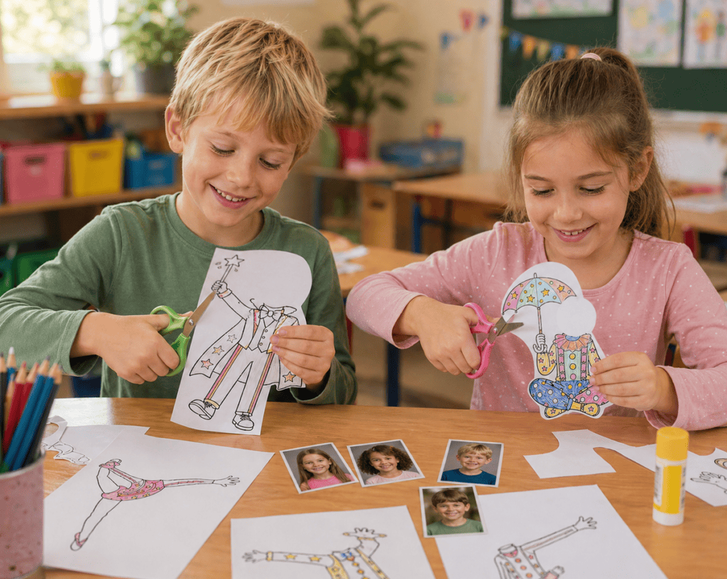 Tolles Grundschul-Bastelmaterial zum Zirkus