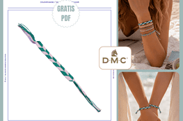 Freundschaftsarmband selber machen - mit der Kurzanleitung von DMC bei helpfully.