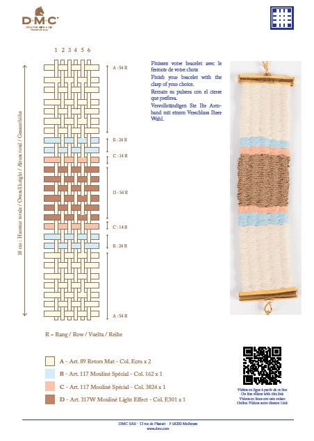 Anleitung zum Weben eines Armbands