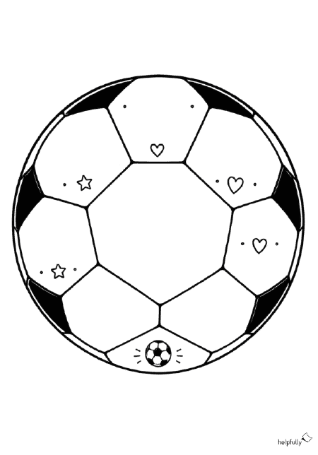 Blanko-Fußball zum Ausdrucken und Basteln toller DIYs!