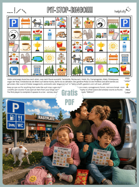 Bingo "Pit-Stop" Freebie gratis PDF