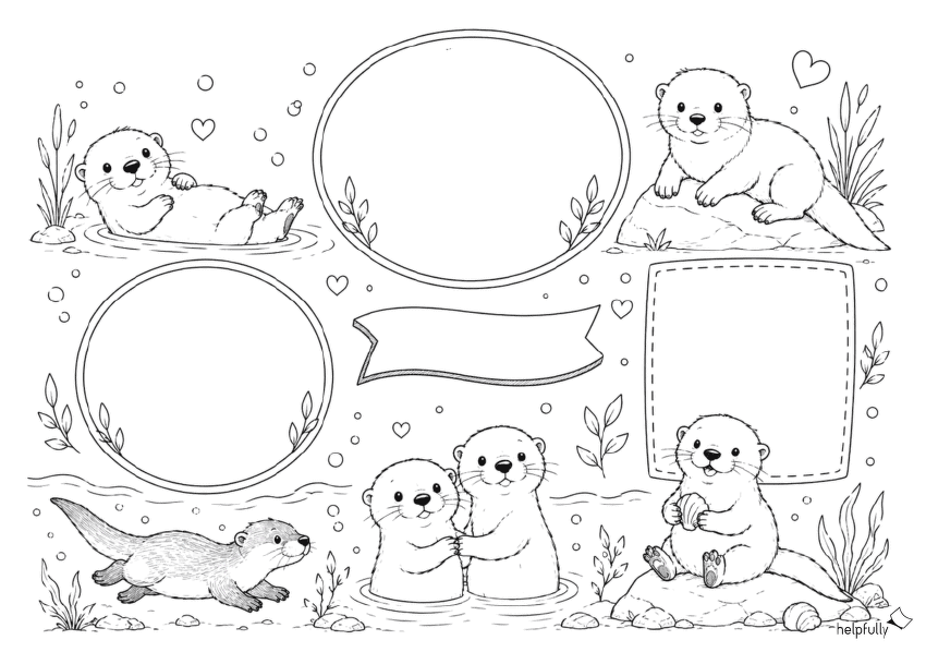 Als Steckbrief oder Material im Sachunterricht für die Otter-Klasse: DIY Vorlage zum Ausdrucken