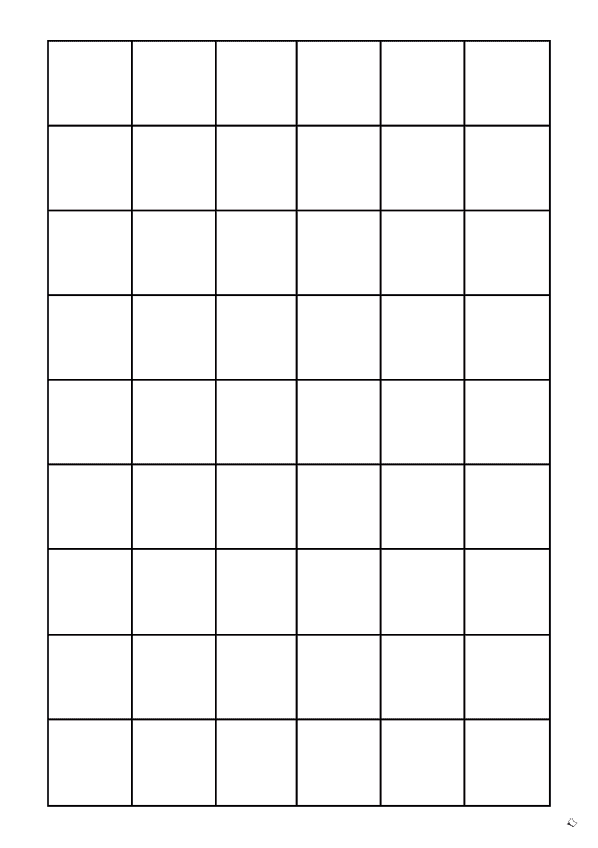 Karoblatt mit Kästchen 28 x 28 mm zum Ausdrucken, Malen und Basteln