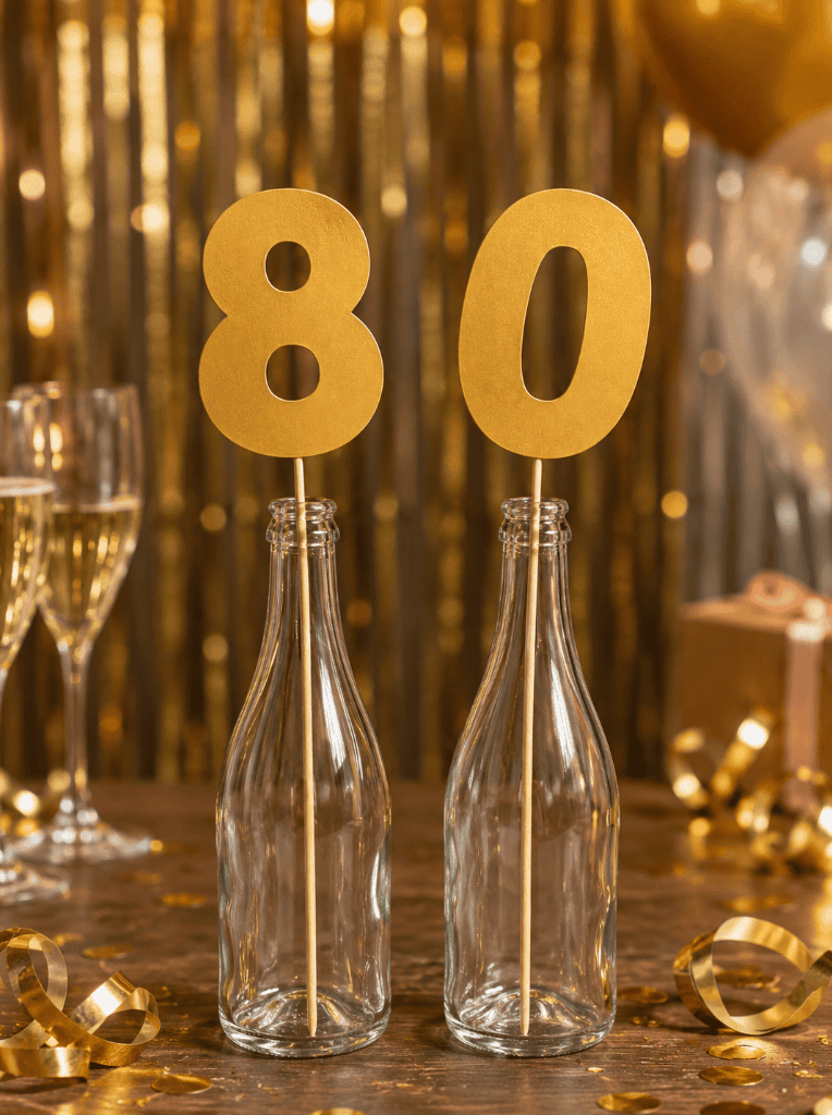 Für die Deko zum Geburtstag eine coole Idee: Die Zahlen-Vorlagen zum Schablonieren und Ausdrucken, Ausschneiden