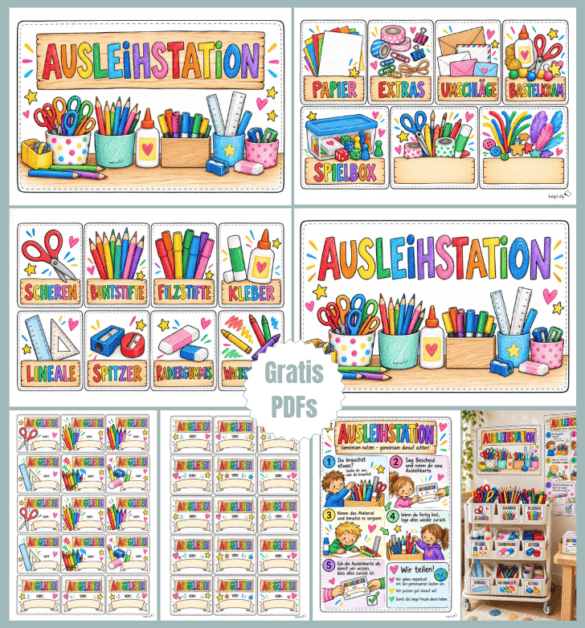 Material für die Bastelecke in Kita, Grundschule und Zuhause: Tolle Vorlagen zum Ausdrucken